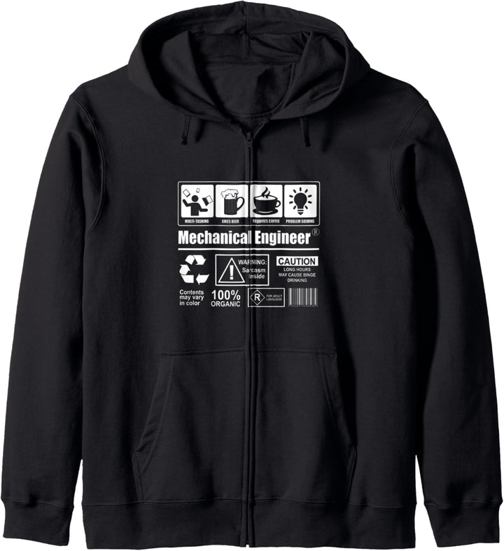 Mechanical Engineer Lifestyle Work Kapuzenjacke