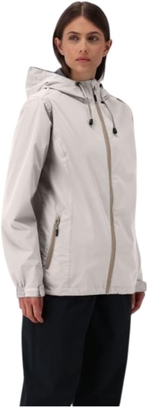 CMP Damen Regenjacke Woman Rain Jacket Fix Hood 36 A238 Vanille, 36 A238 Vanille