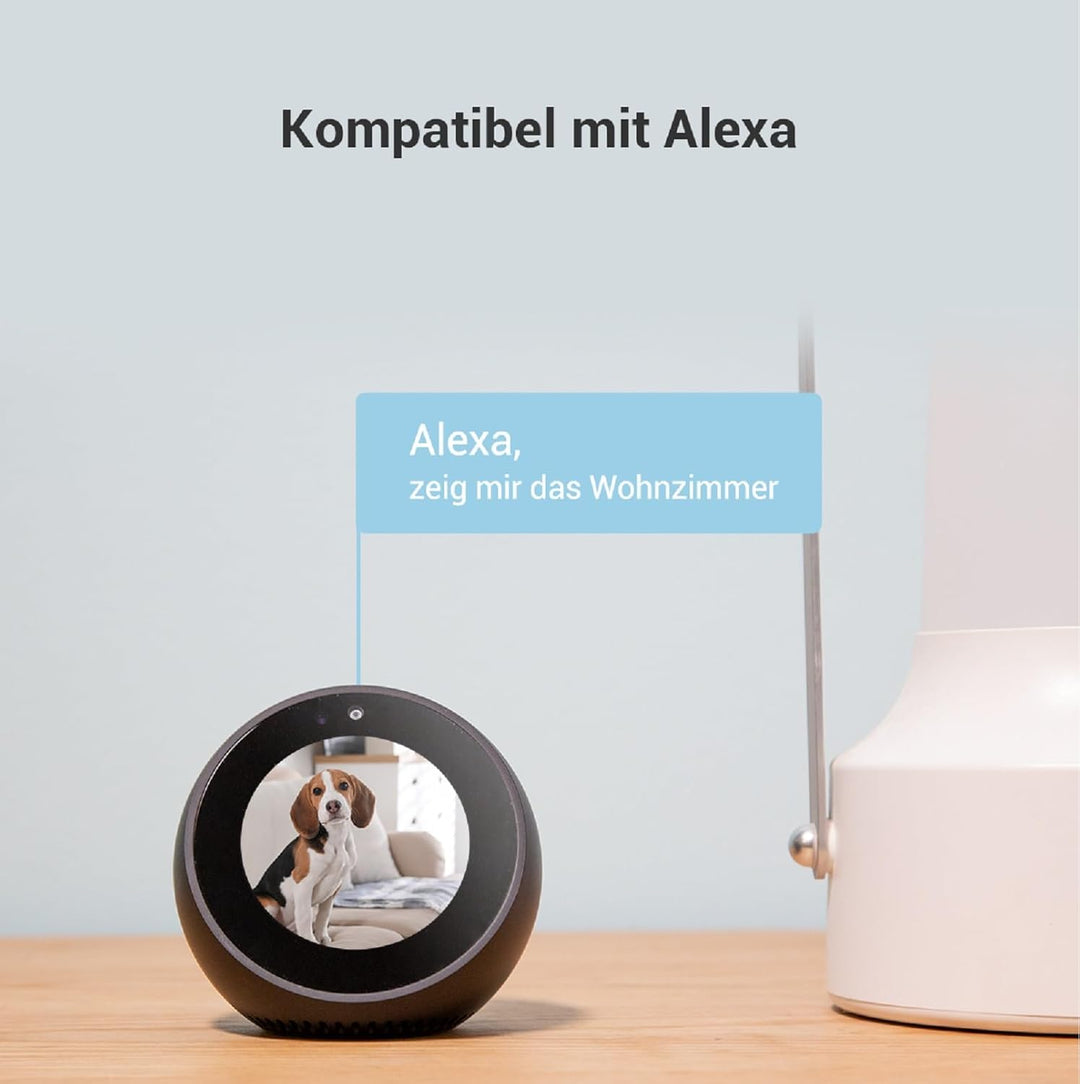 EZVIZ 1080P WLAN IP Kamera, Überwachungskamera Innen mit Zwei-Wege-Audio, Magnetfuss für einfache In