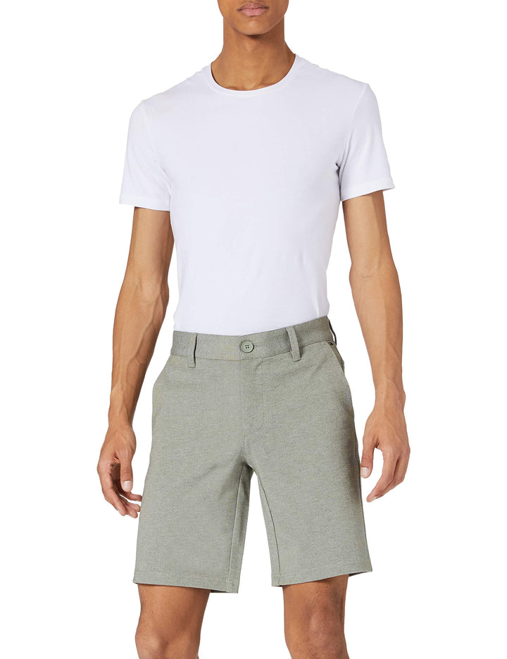 ONLY & SONS Herren Onsmark Shorts Melange Gw 8669 Noos, Olive Night, S