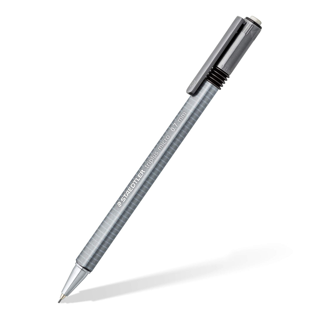 Staedtler 774 27 VE 77407 triplus micro Druckbleistift mit ergonomischem Dreikant-Schaft 0,7 mm 10 S