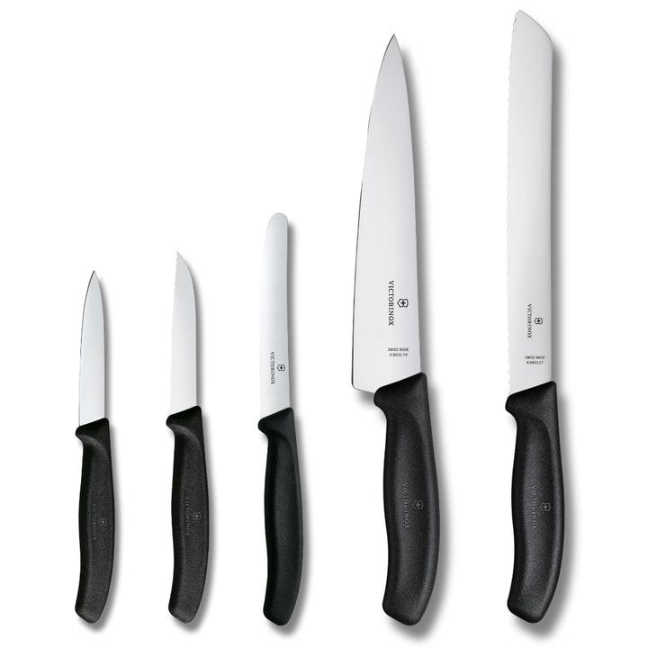 Victorinox, Swiss Classic, Profi Küchengarnitur, 5-teilig, , schwarz Single, Single
