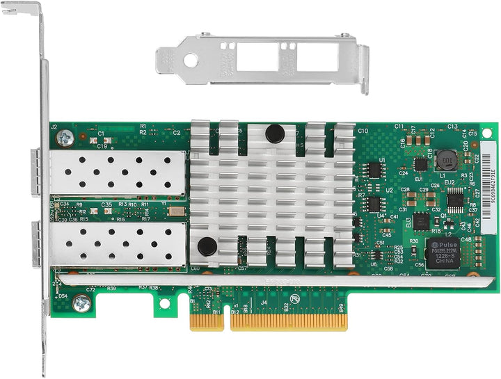 Euqvos 10gbe Netzwerkkarte for Intel X520-DA2/X520-SR2-82599ES Chip, 10Gbit PCI Express 2.0 X8 Port,