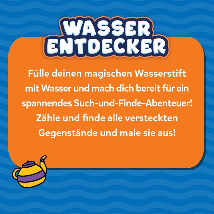 Skillmatics Wiederverwendbares Such- & Findebuch – Wasser Entdecker, kleckerfreie, lustige Lernaktiv