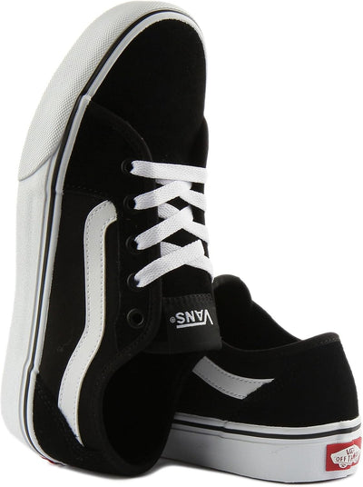 Vans Damen Filmore Decon Sneaker Sneaker 36.5 EU Suede Canvas Black White, Sneaker 36.5 EU Suede Can