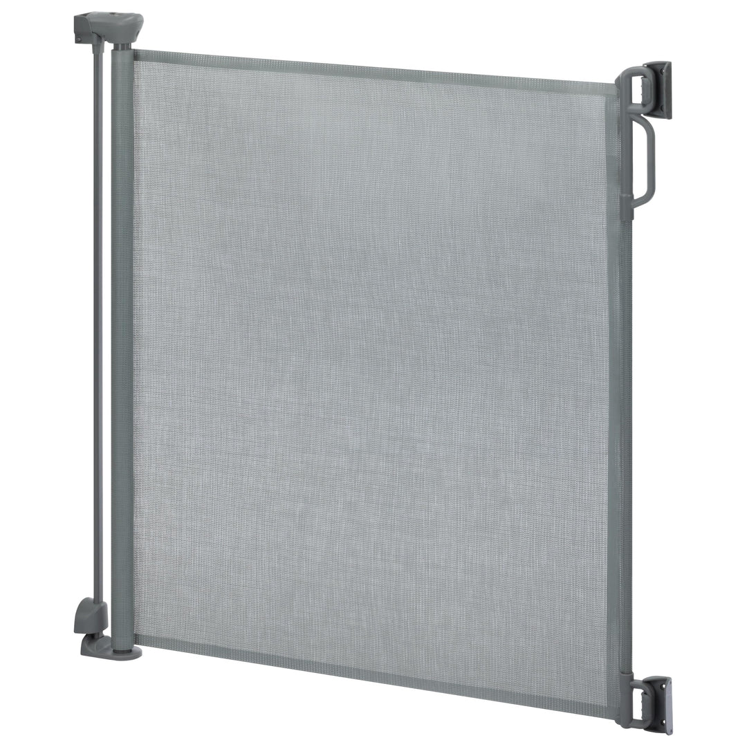 Safety 1st Treppenschutzgitter Ausziehbar, Babygitter 140 cm, Light Grey