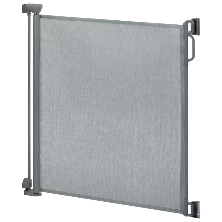 Safety 1st Treppenschutzgitter Ausziehbar, Babygitter 140 cm, Light Grey