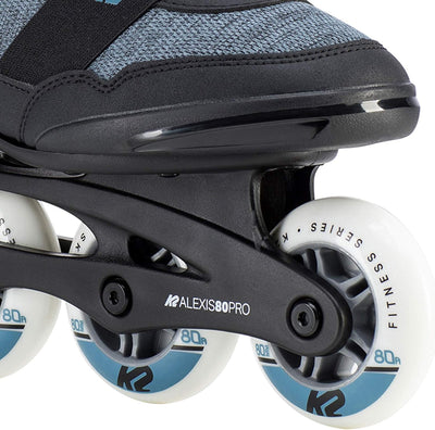 K2 Alexis 80 Pro Inline Skates EU: 40 (UK: 6.5 / US: 9) black - grey - blue, EU: 40 (UK: 6.5 / US: 9