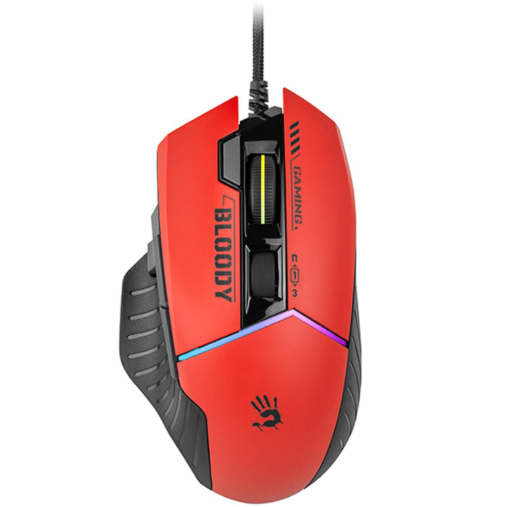 A4tech W95Max Sports Gaming Maus, Optische Kabelgebundene Gaming-Maus, USB 12 000 CPI, 8000 FPS, 250