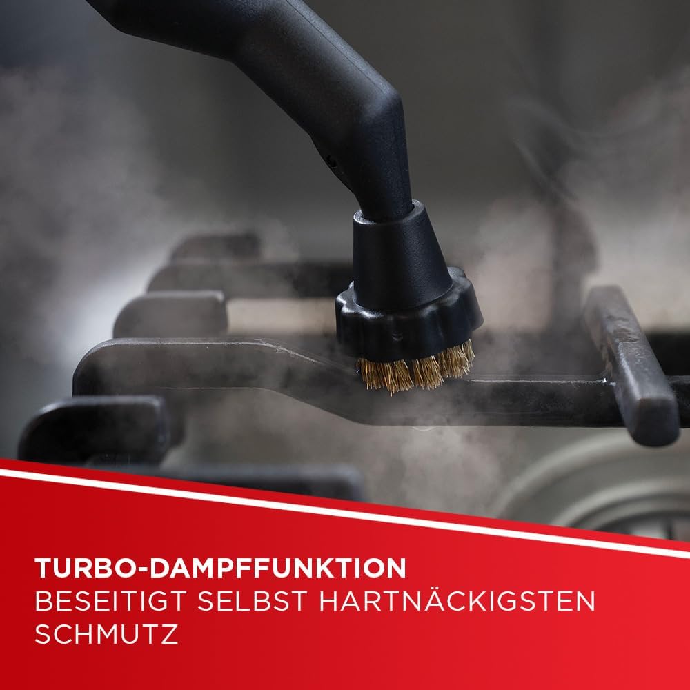 Polti Vaporetto PRO 95 Flexi Dampfreinigungsgerät mit 5 BAR, Wassertankkapazität 1.3 L und Turbo Fun