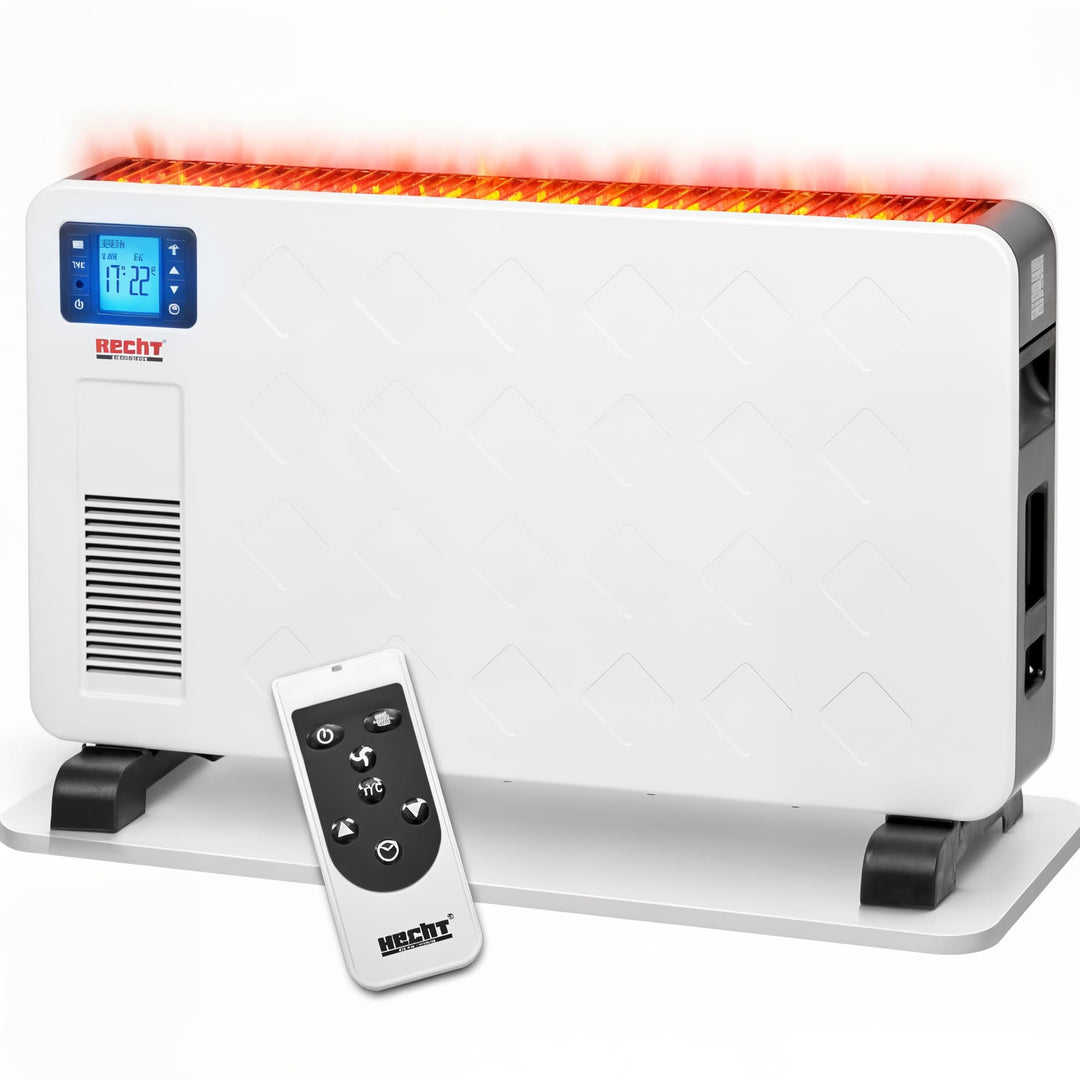 Hecht Elektroheizung (Brandneue Version) - Heizgerät für eine schnelle und wohlfühlende Wärme – Stro