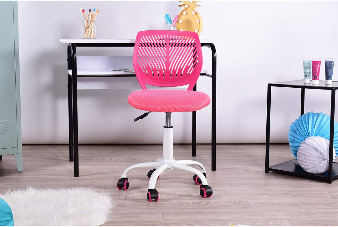 Homy Casa – Set mit 2 drehbaren, höhenverstellbaren Stoff-Bürostühlen, ergonomische Schreibtischstüh