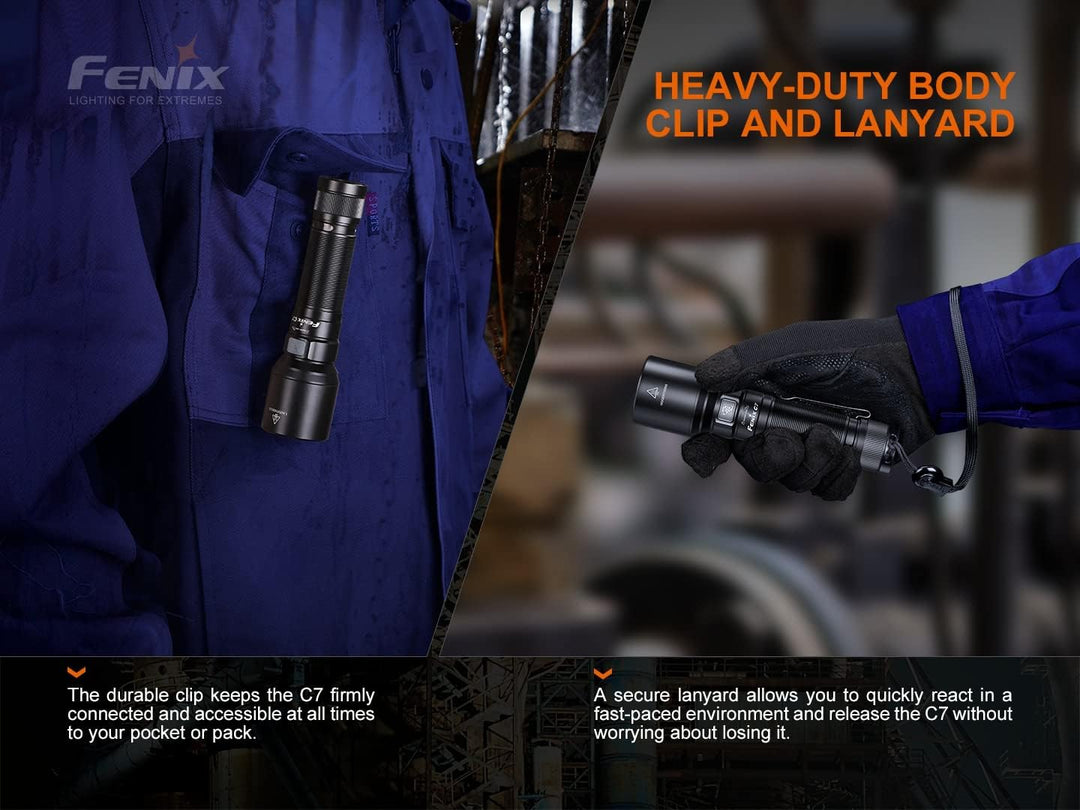 FENIX C7 Taschenlampe, Mehrfarbig (Mehrfarbig),