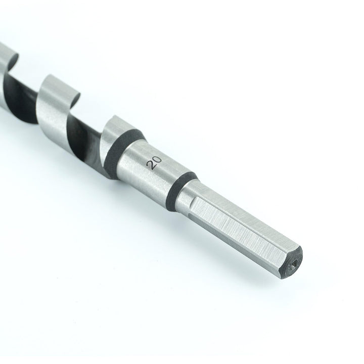 ENT 09190 6-tlg. Schlangenbohrer Set - Gesamtlänge 460 mm - Ø 10-12-14-16-18-20 mm - extra lang