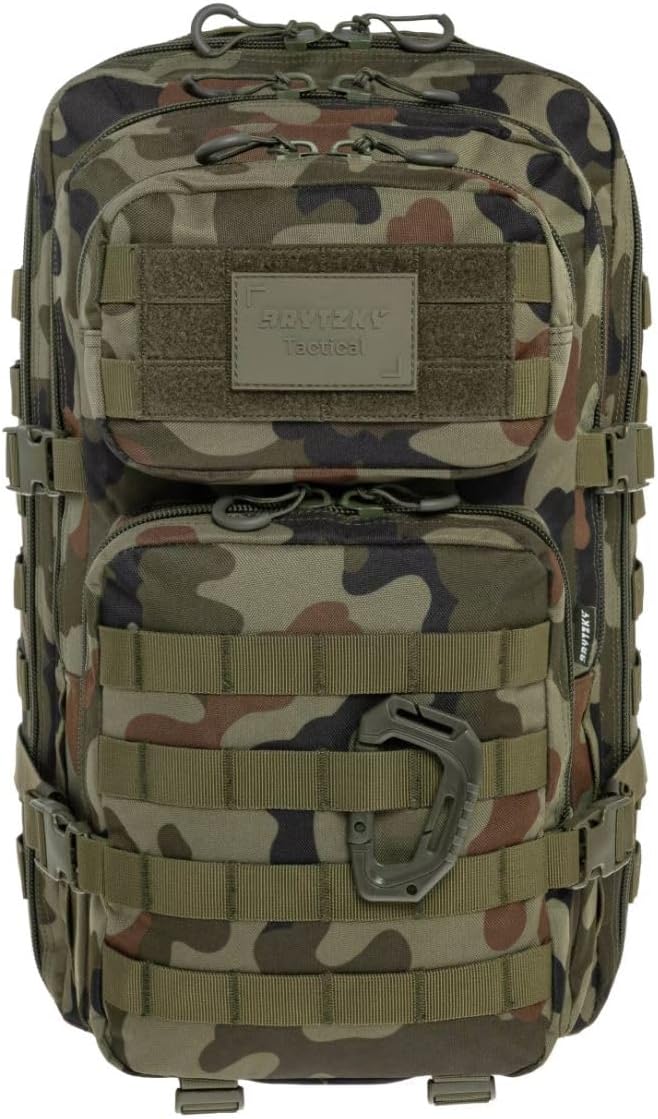 Tactical Polygon Large 36L Taktischer Rucksack – PL Woodland | Militär & Outdoor Rucksack Herren | M