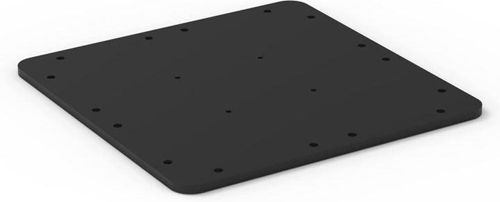 PURPLE LEAF Bodenhülse Sonnenschirm Bodenplatte aus Stahl Sonnenschirmständer für Ampelschirm, 46 x