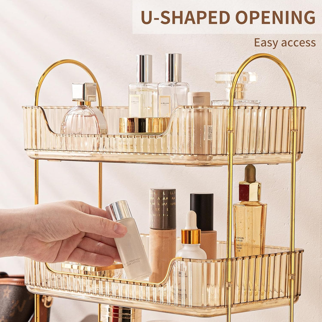 CESTATIVO Make up Organizer, Kosmetik Organizer, Beauty Organizer, Hautpflege Organizer für Badezimm