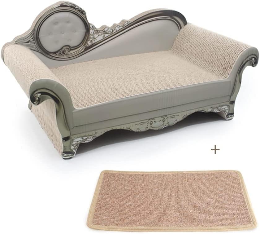 SONGWAY Kratzbrett für Katzen aus Pappe – Sofaform Wellpappe Kratzmöbel, Kratzspielzeug , Kratzloung