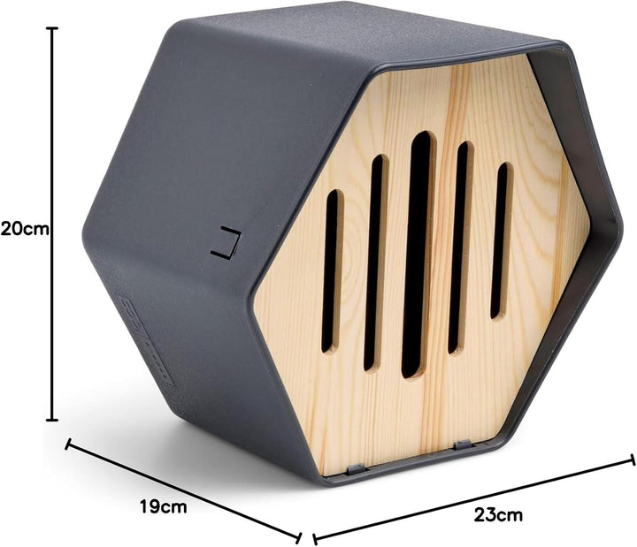 Capi Europe - Schmetterlingshaus Hive - 19x23x20 - Anthrazit - CAPI Biodiversity Hive - AHBUA001 Ant