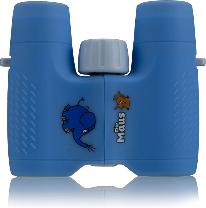 DieMaus 6x21 Kinderfernglas mit Beutel - Robustes und leichtes Fernglas für kleine Entdecker blau, b