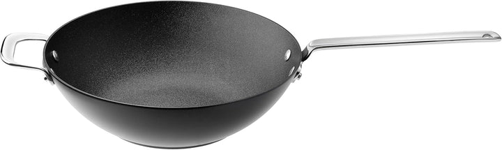 SCANPAN TechnIQ Wokpfanne Induction 30 cm | Multifunktionale Wok-Pfanne mit extra-grosser Bratfläche