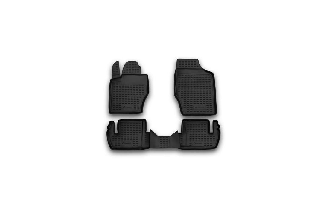 Element Passgenaue Premium Antirutsch Gummi Fussmatten - Peugeot 307