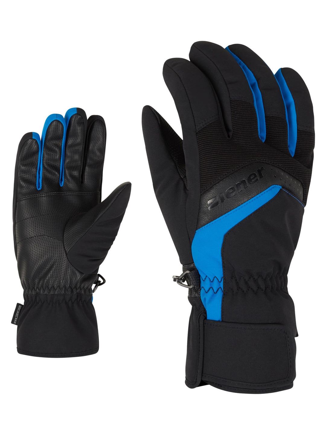 Ziener Herren Gabino Ski-Handschuhe/Wintersport |warm, Atmungsaktiv black.persian blue 11, black.per