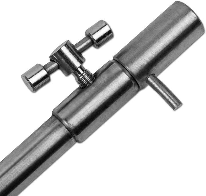1-4 Stück Rutenhalter Rod pod Bankstick Edelstahl Erdspeer 30-50cm 50-90cm 2 Stück / 50-90cm, 2 Stüc