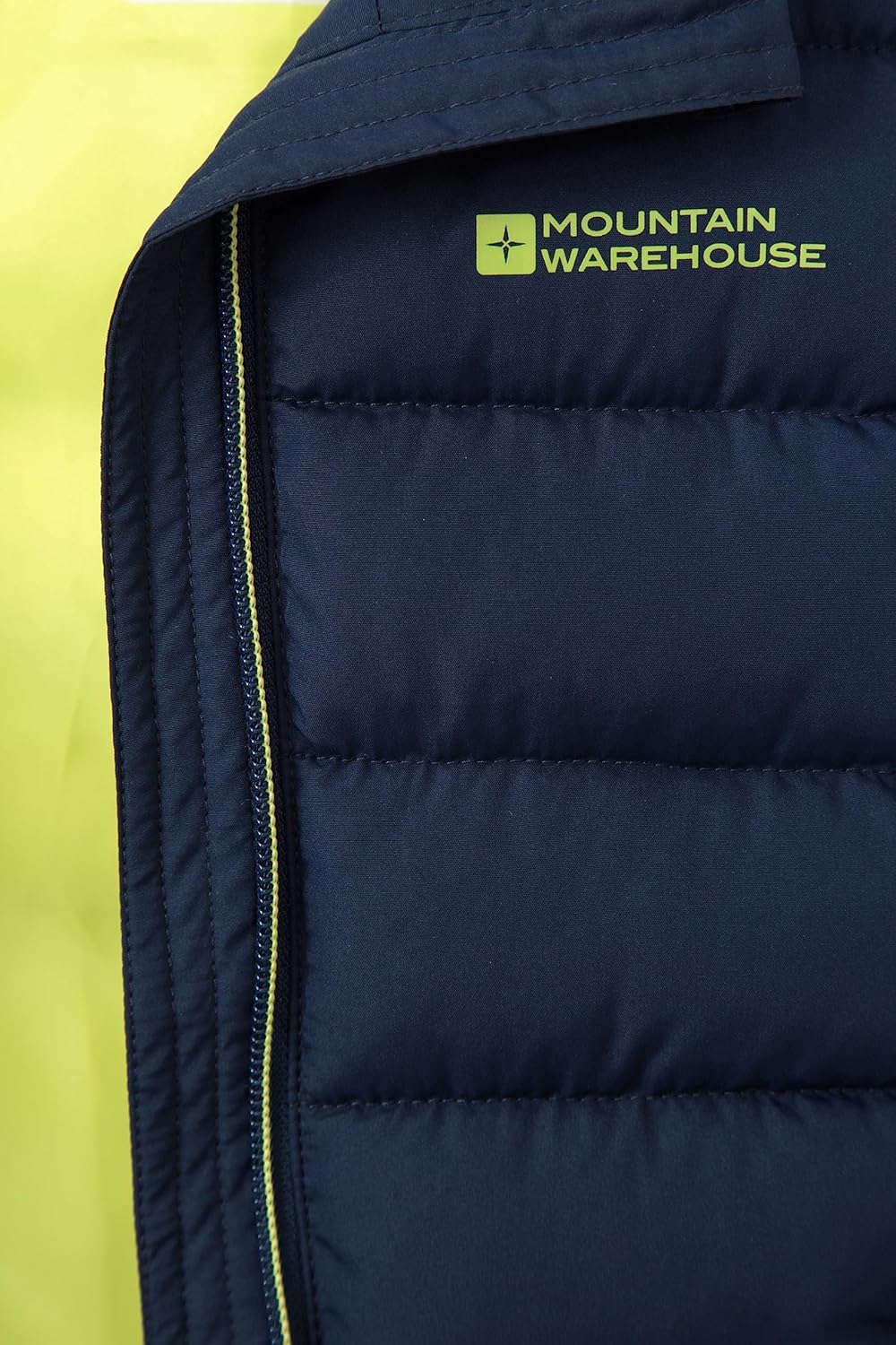 Mountain Warehouse Gepolsterte Kinder-Weste von Rocko - wasserabweisend, Mikrofaserweste, 2 Vorderta