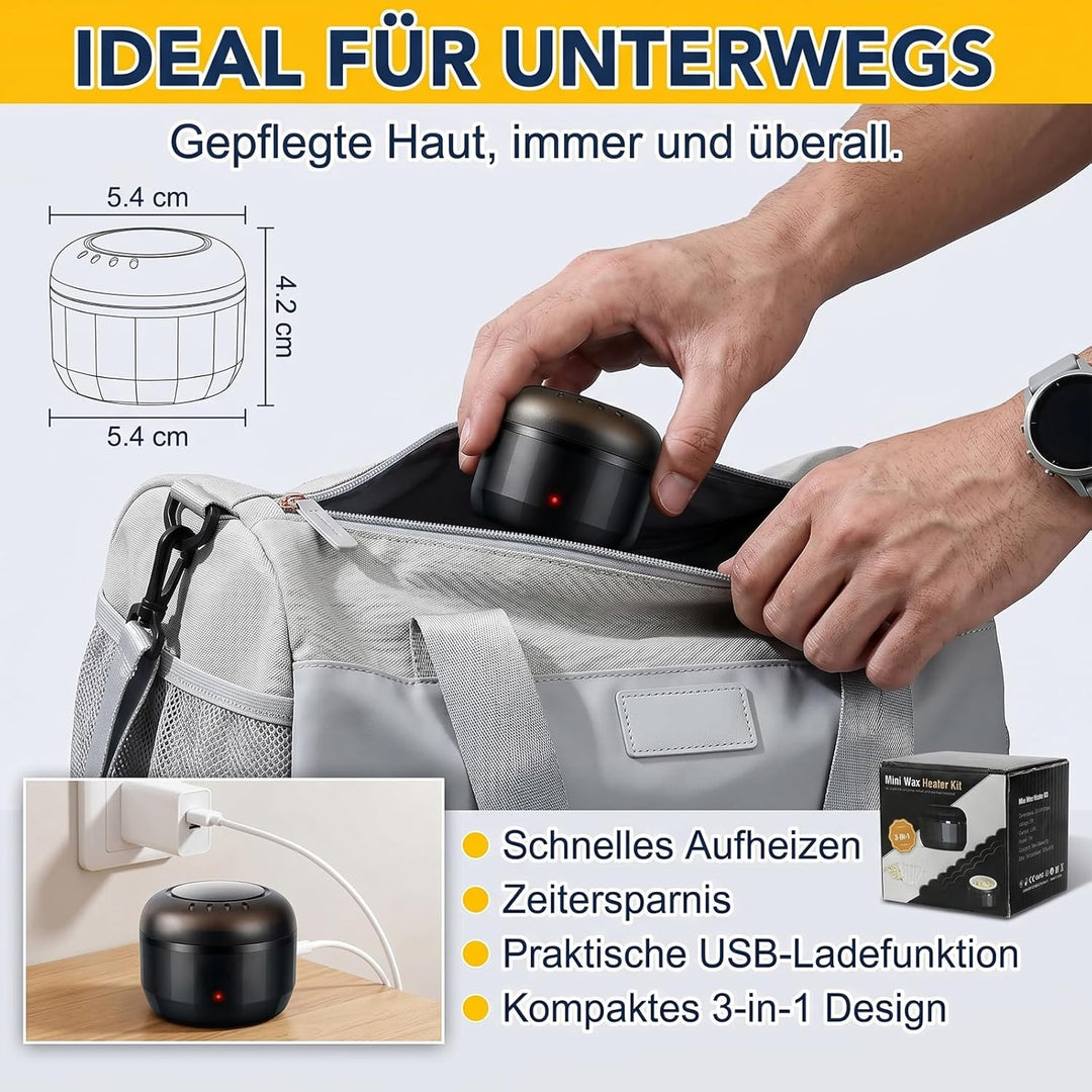 Nasenhaarentferner Wachs Set, Nasenhaar Wachs Waxing Set, Nasenwachs Haarentfernung Set für Männer u
