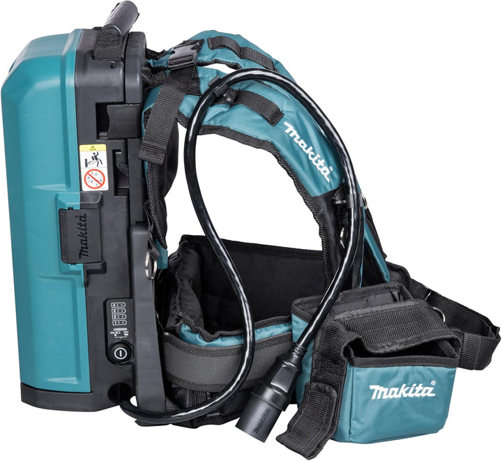 Makita 191A64-2 PDC01 Tragbar Kraft Liefern, IPX4 Wasserdicht, Höhenverstellbarer Hüftgurt, Blau