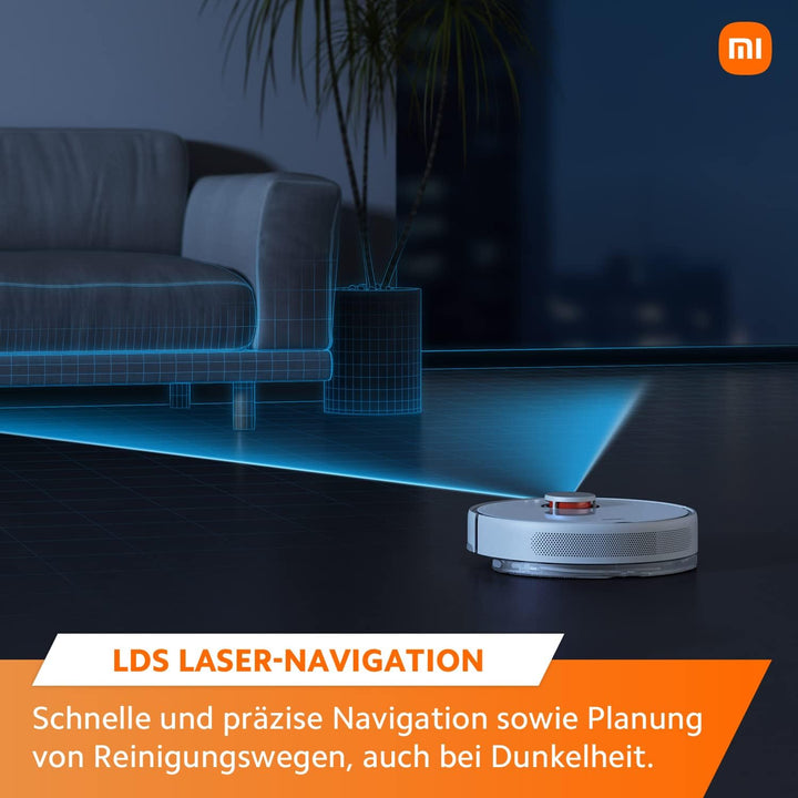 Xiaomi X10 Robot Vacuum Cleaner with Automatic Suction Station and Wiping Function, 4000 Pa, up to 1