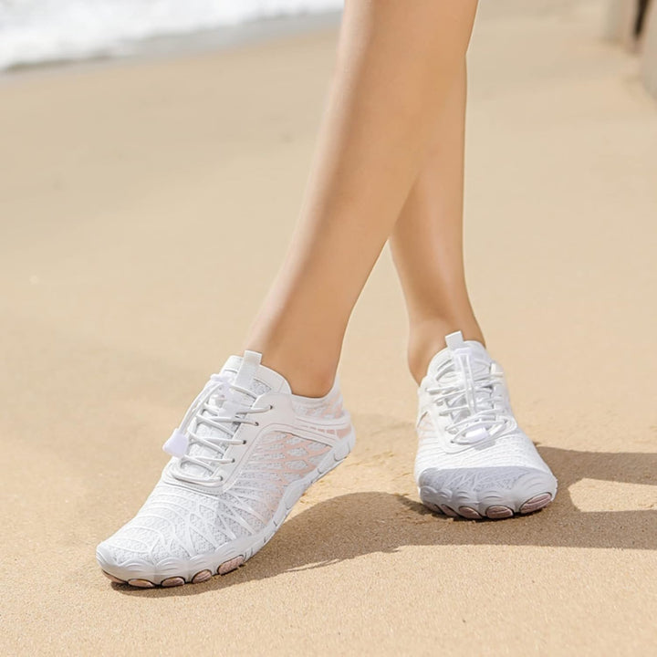 AONETIGER Badeschuhe Herren Wasserschuhe Damen Strandschuhe Sommer Atmungsaktiv Barfussschuhe rutsch