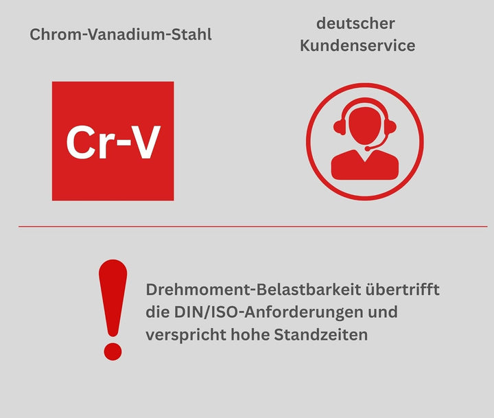 FAMEX 10154-8 Doppel-Ringschlüssel-Satz aus Chrom Vanadium Stahl 6-22 mm, gekröpft geschmiedet - Sch