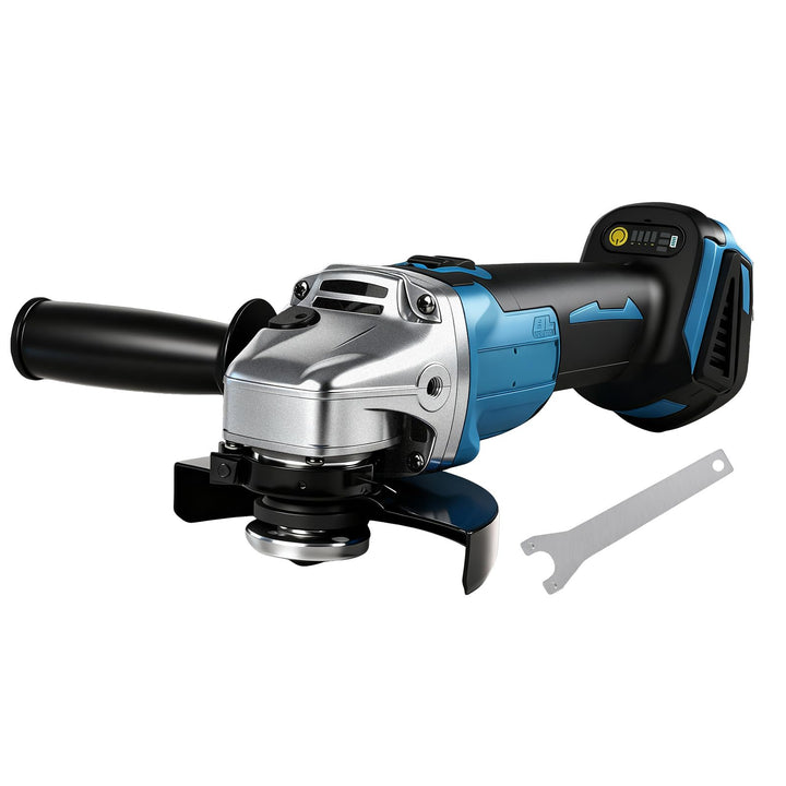 Akku Winkelschleifer für Makita 18V, Bürstenlon kompakt 9000 U/min mit 4 Geschwindigkeiten,125mm Sch