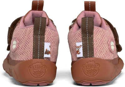 Affenzahn Barfussschuh Leder Buddy mit Klettverschluss Weich rutschfest Flexibel Reflektierend für J