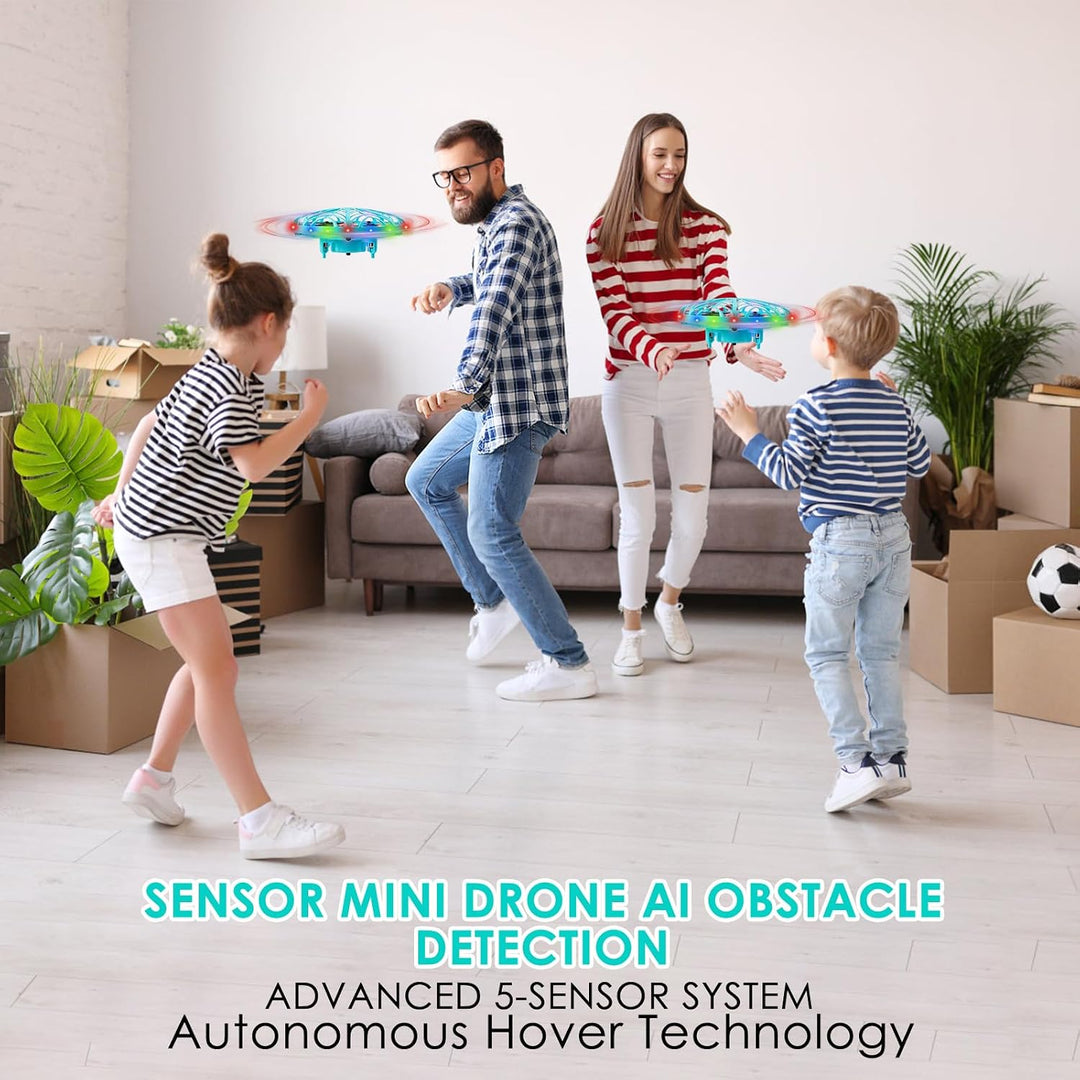 Mini Drohne für Kinder,Hover Fliegender Ball für Kinder,LED Schwebender Spielball,UFO Fliegender Bal