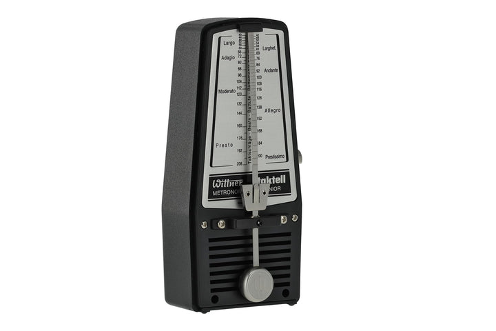Wittner Metronom 826 Kunststoffgehäuse ohne Glocke Taktell Junior schwarz, schwarz