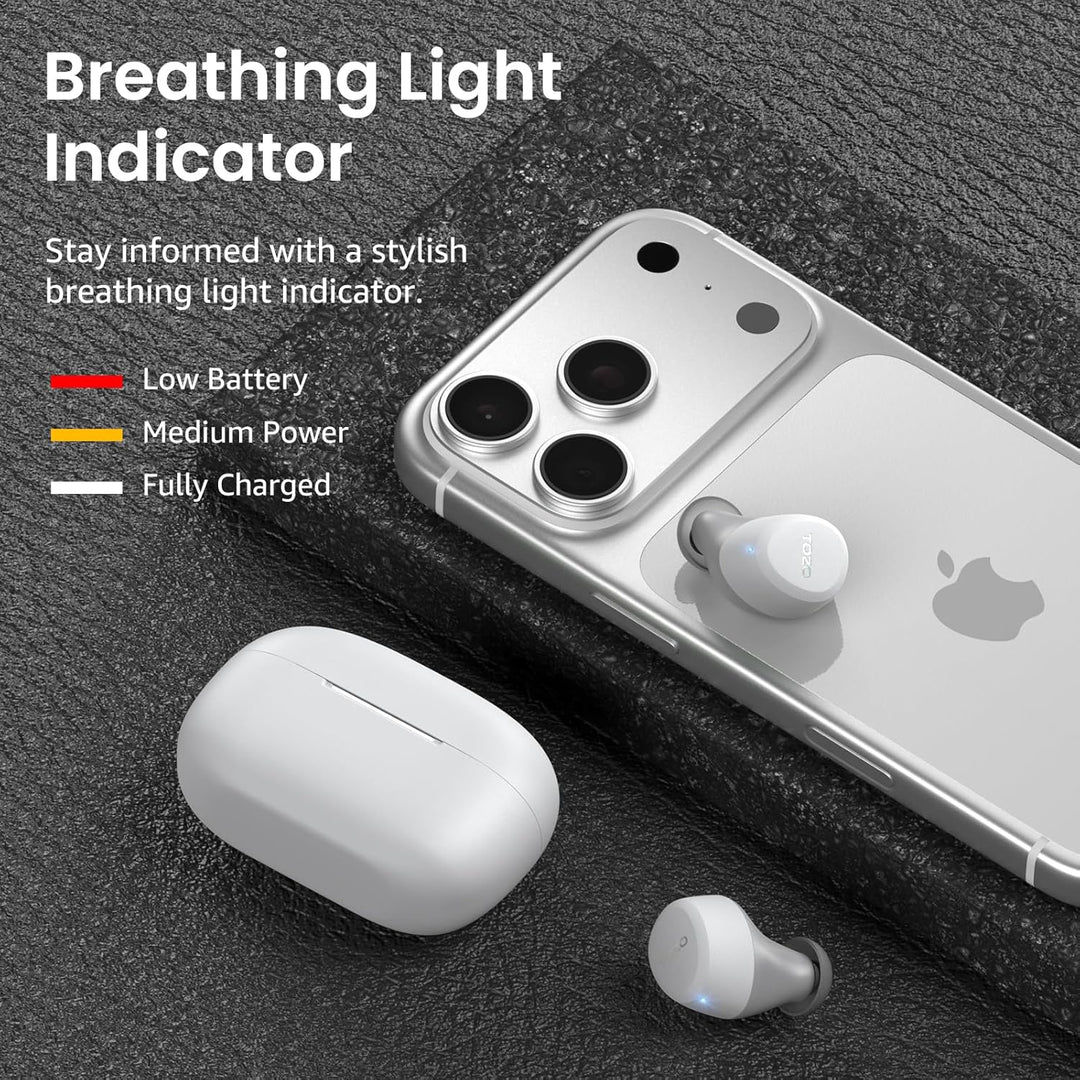 TOZO A1 Bluetooth Kopfhörer, Kopfhörer Kabellos Bluetooth 5.3 In Ear Kopfhörer mit APP Steuerung, 32