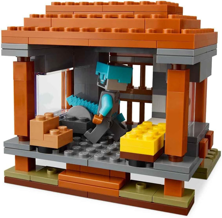 LEGO Minecraft EIN Verwüster am Plünderer-Aussenposten - Gaming Spielzeug für Kinder - Minifigur mit