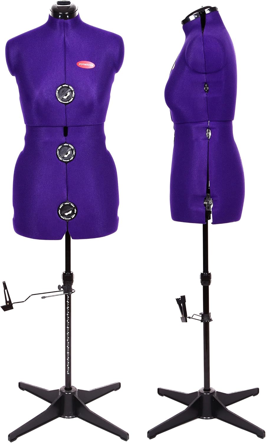 Prym 611757 Prymadonna Schneiderbüste, L, 8-teilig L Violett, L Violett