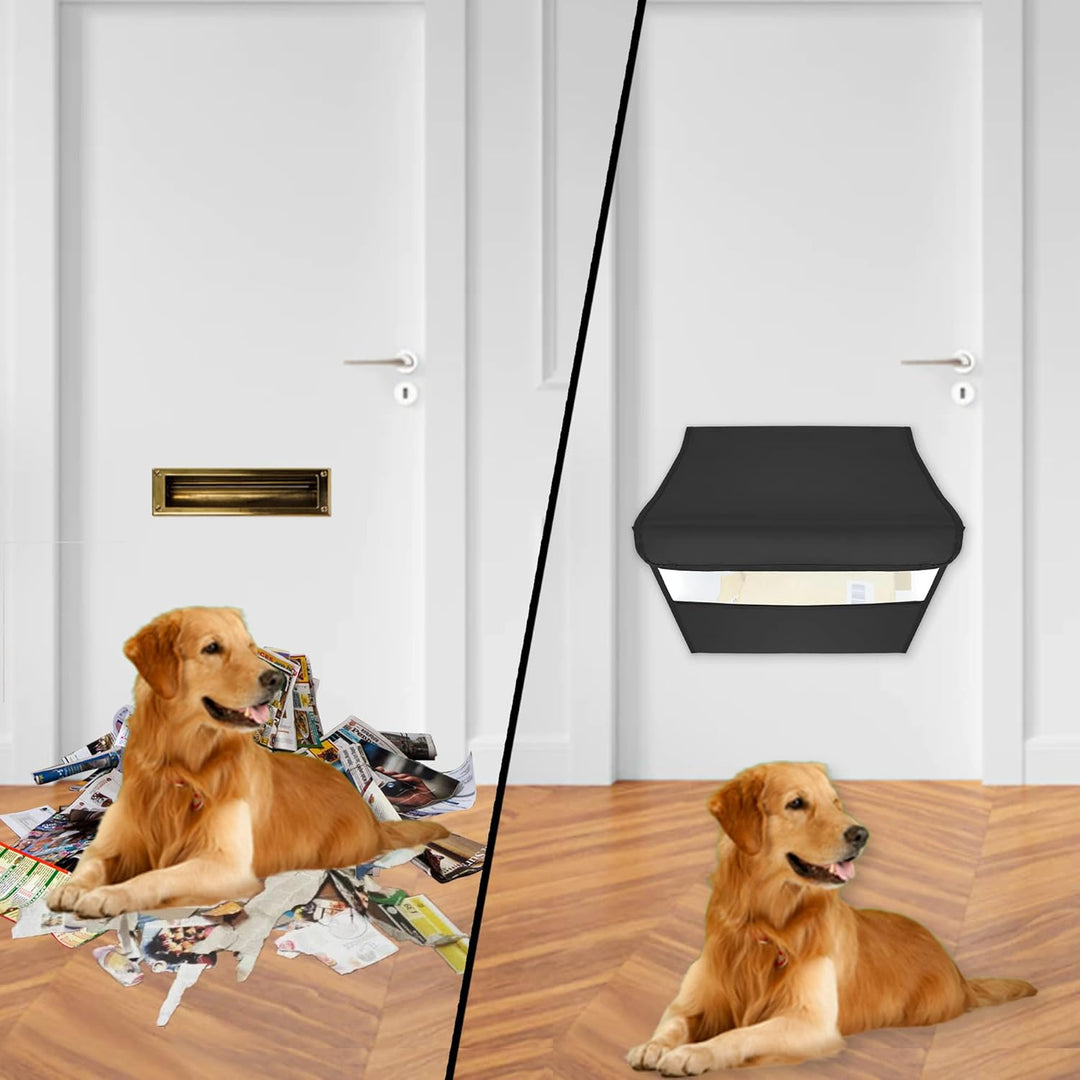 Briefschlitz Abdeckung an der Tür Hängend, Innen Briefkasten Reissfest, Schwarz Postfänger Ohne Schr