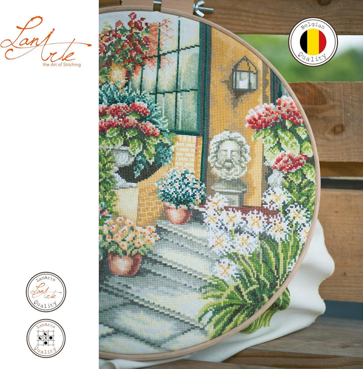 Lanarte PN-0008016 Kreuzstichset, Mehrfarbig, 40x40cm