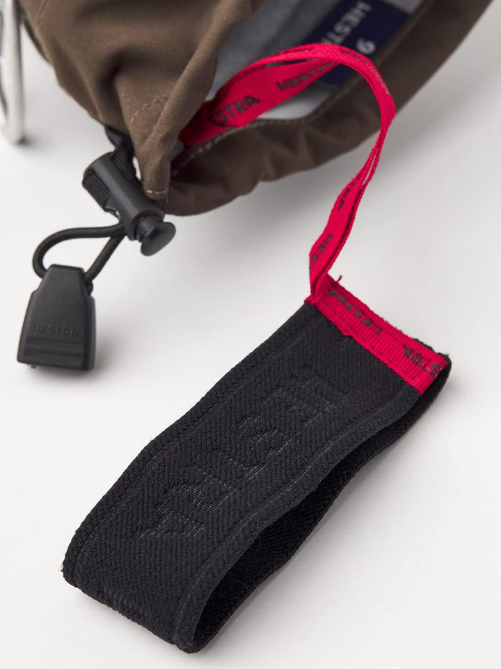 Hestra Heli Ski 5-Finger Handschuhe Skihandschuhe Fingerhandschuhe Damen/Herren - mit Futter, Klettv