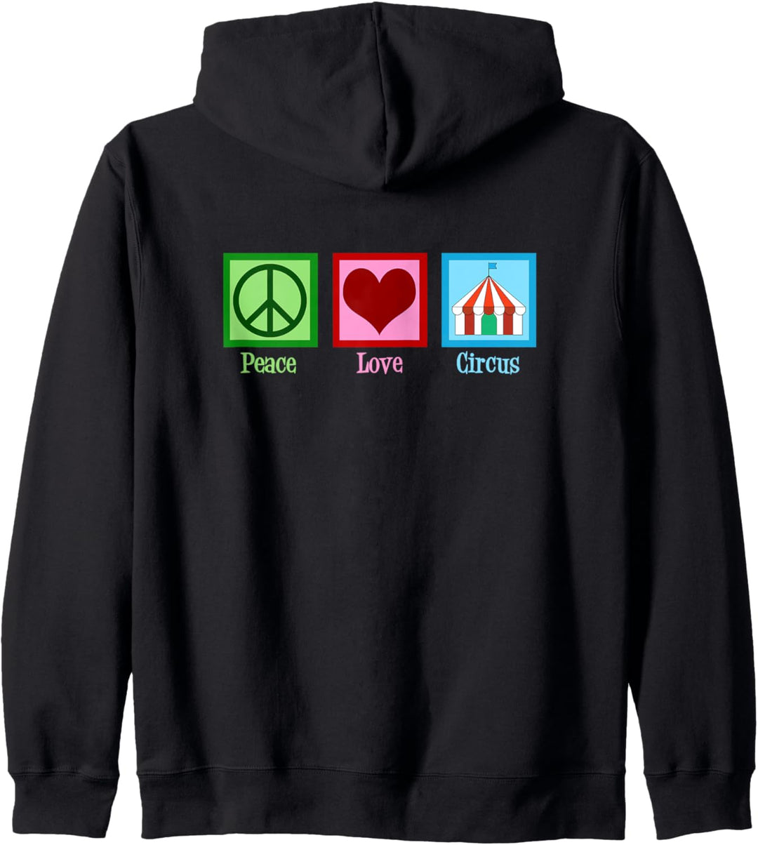 Peace Love Circus Kapuzenjacke