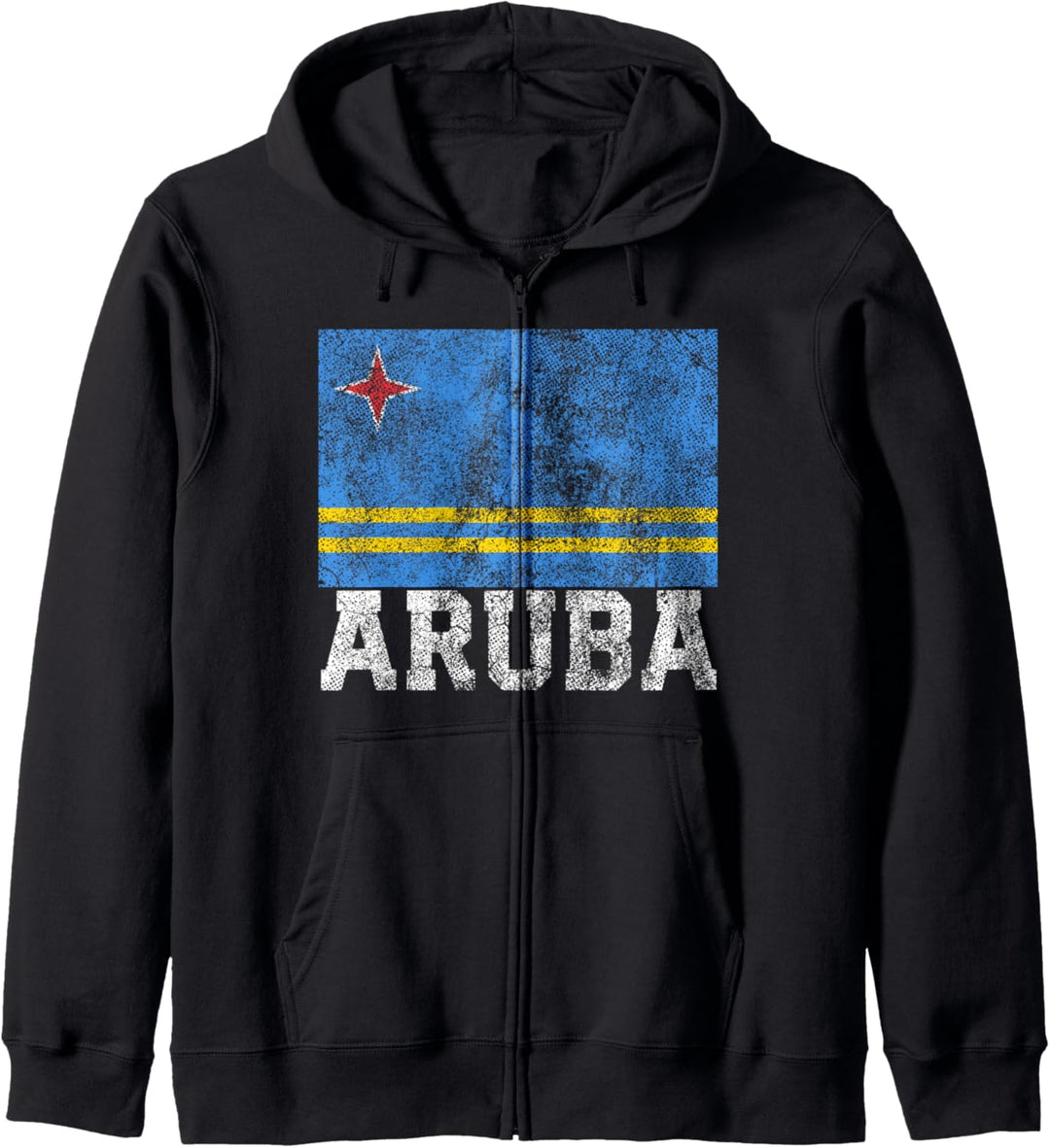 Aruba Flag Family Pride Country Nation Vintage Men Women Kapuzenjacke