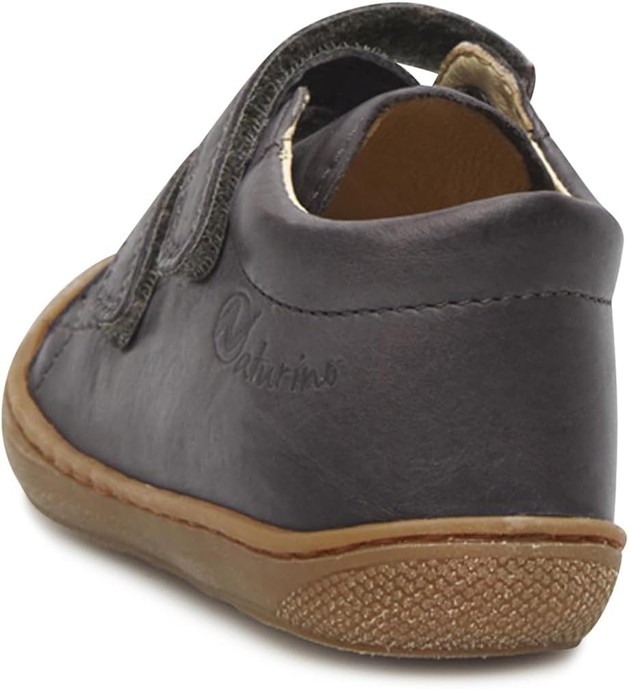 Naturino Cocoon VL-Lauflernschuhe aus Nappaleder-Anthrazit 17 EU Anthrazit, 17 EU Anthrazit
