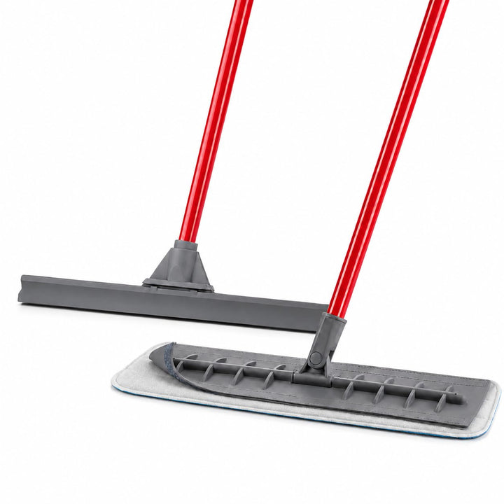 Tyroler Bright Tools Mikrofaser Bodenwischer Mop mit feuchtem und trockenem Bezug (45 cm breit) Flex