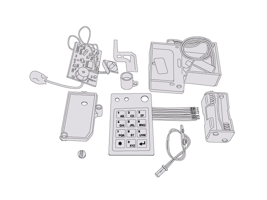 Cisa 07114.17.0 Ersatz Kit A electro. DGT Box DGT Vision