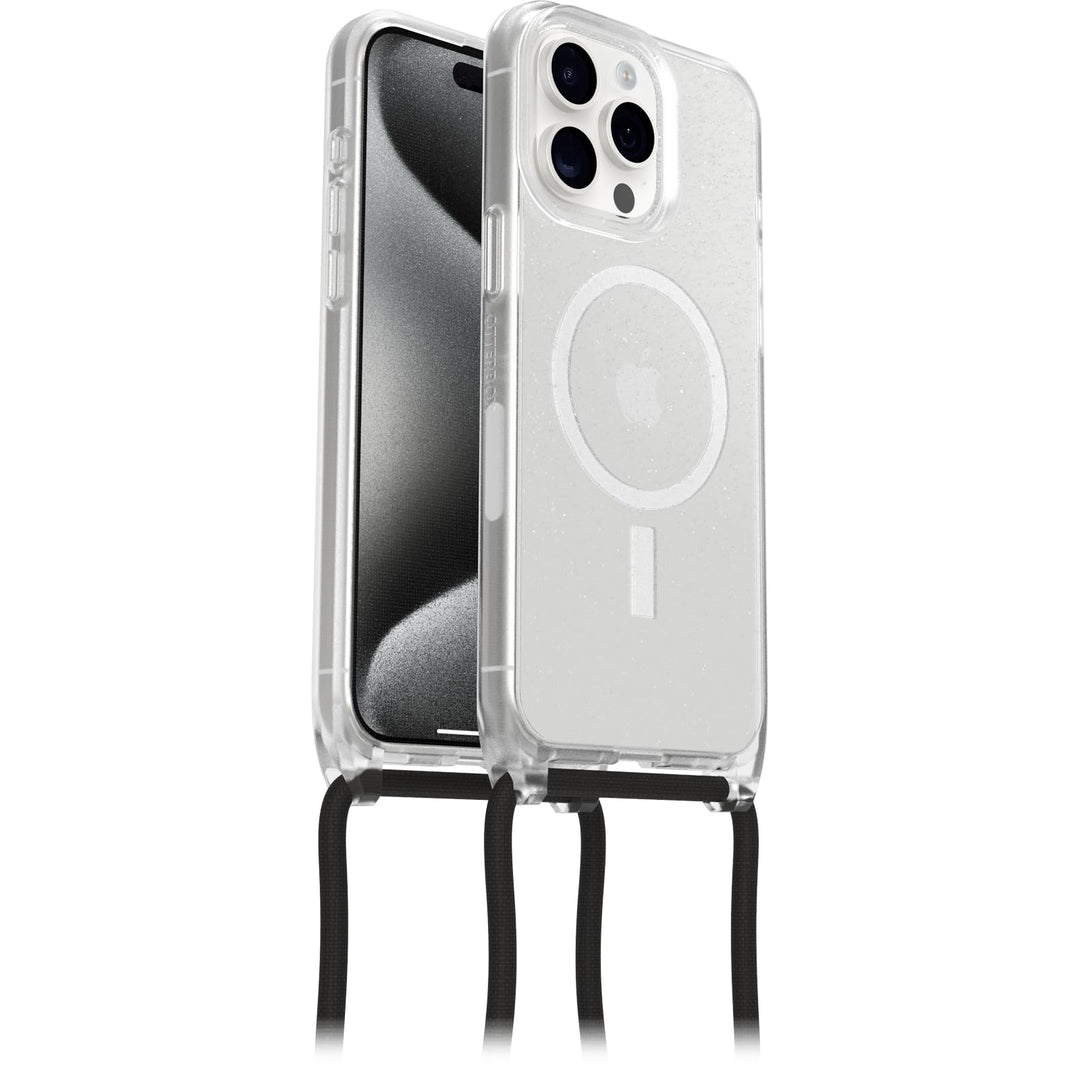 OtterBox React Necklace Hülle mit MagSafe für iPhone 15 Pro Max, schützende Hülle mit verstellbarer